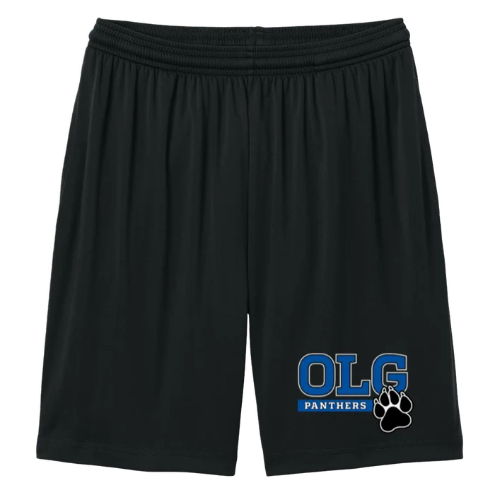 Adult P.E. Shorts - black - front