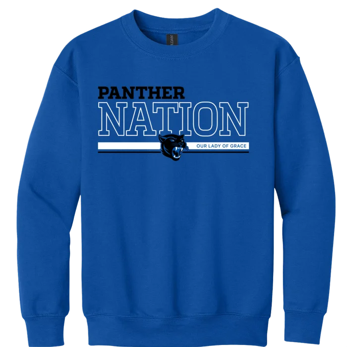 Panther Nation Sweatshirt - Royal - front