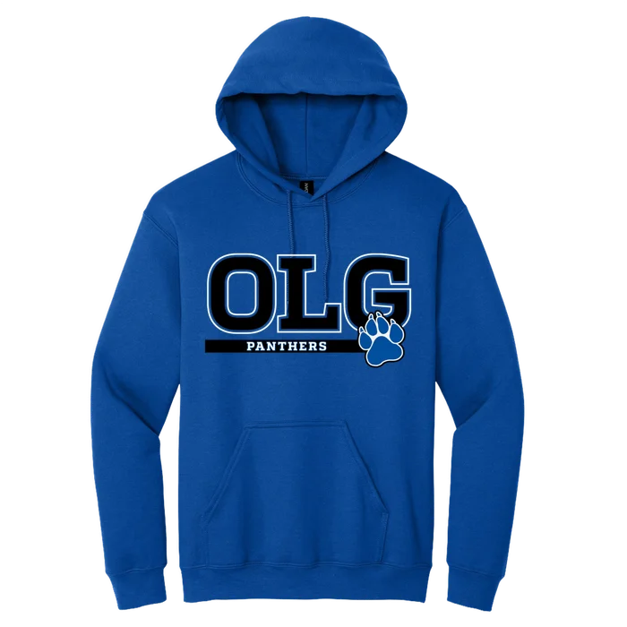 Adult OLG Paw Hoodie - Royal - front