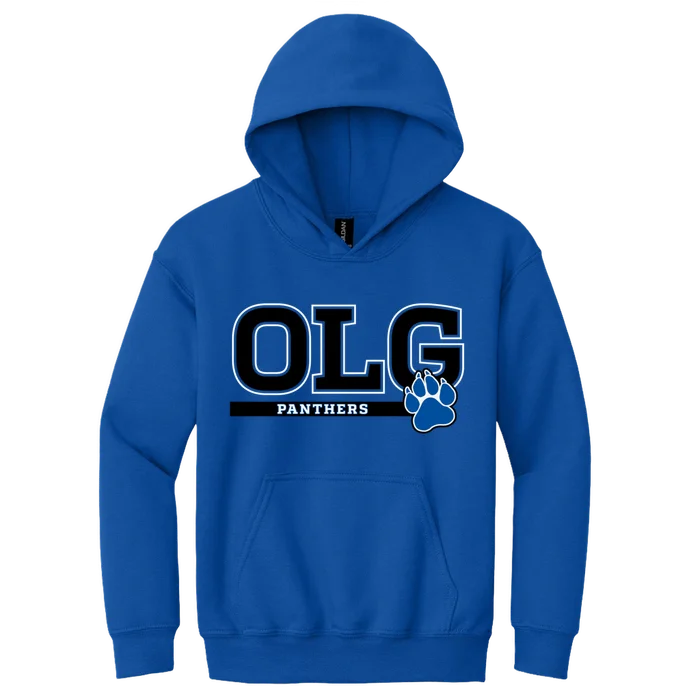 OLG Paw Hoodie - Royal - front
