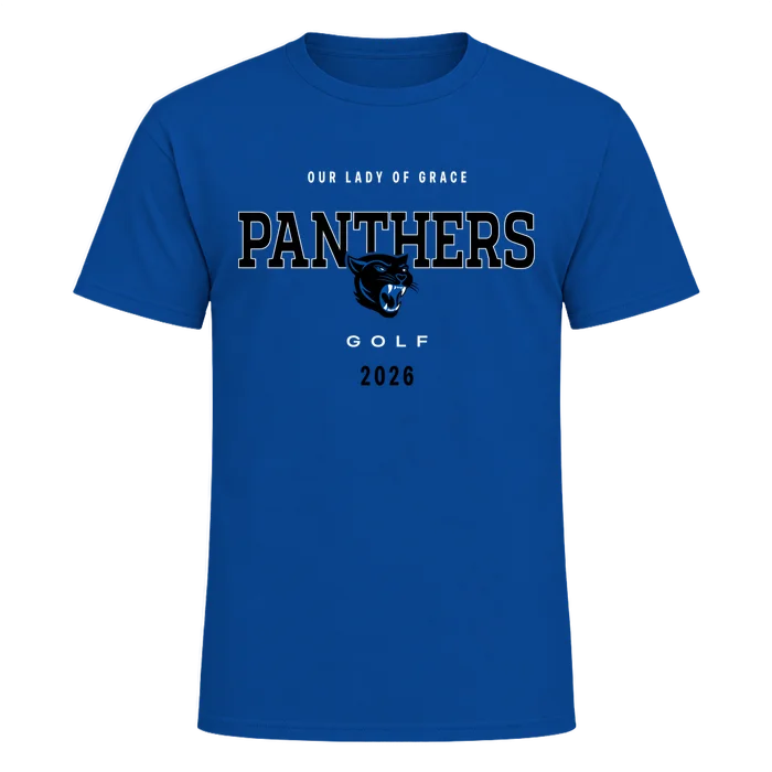 Adult Golf Tee - Royal - front