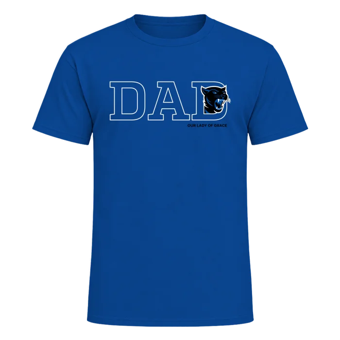 Dad Tee - Royal - front