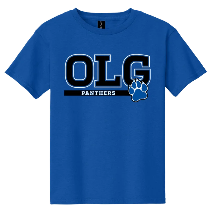 OLG Paw Tee - Royal - front