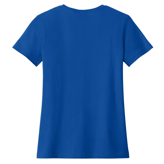 Women's Mom Tee - Royal - back