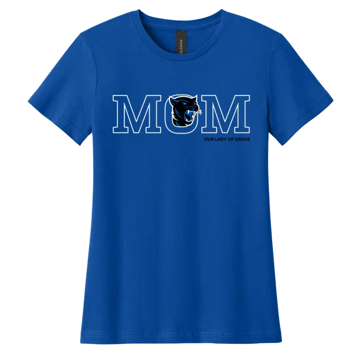 Women's Mom Tee - Royal - front