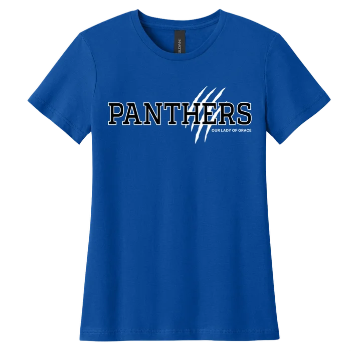 Panthers Women's Tee - Royal - front