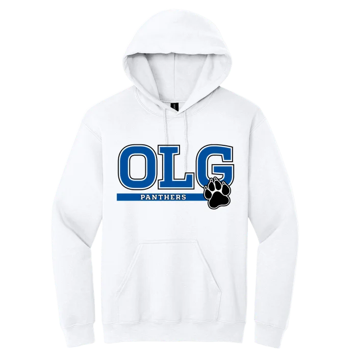 Adult OLG Paw Hoodie - white - front