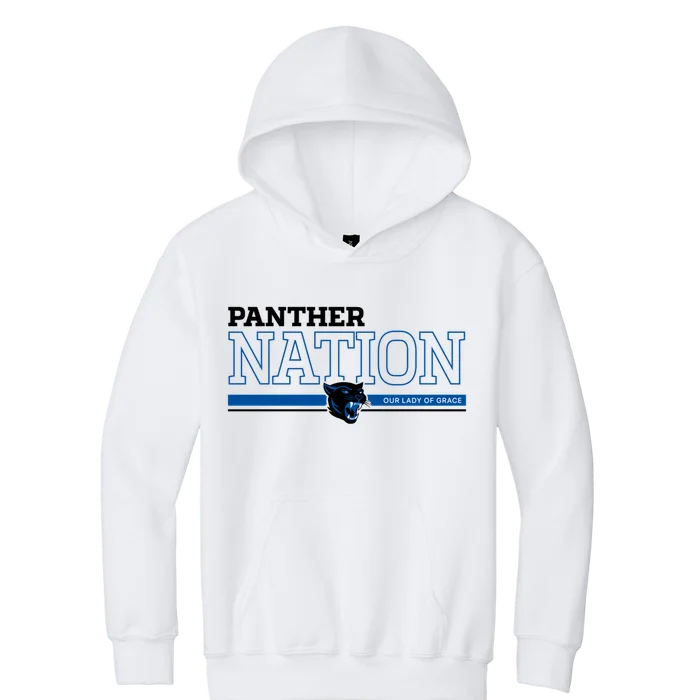Panther Nation Hoodie - white - front